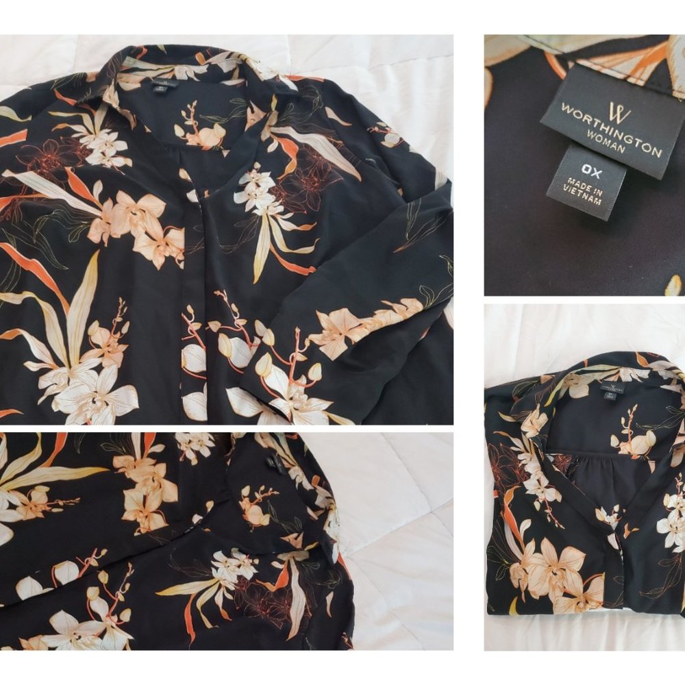 Worthington Button Down Shirt | EUC | Size 0X